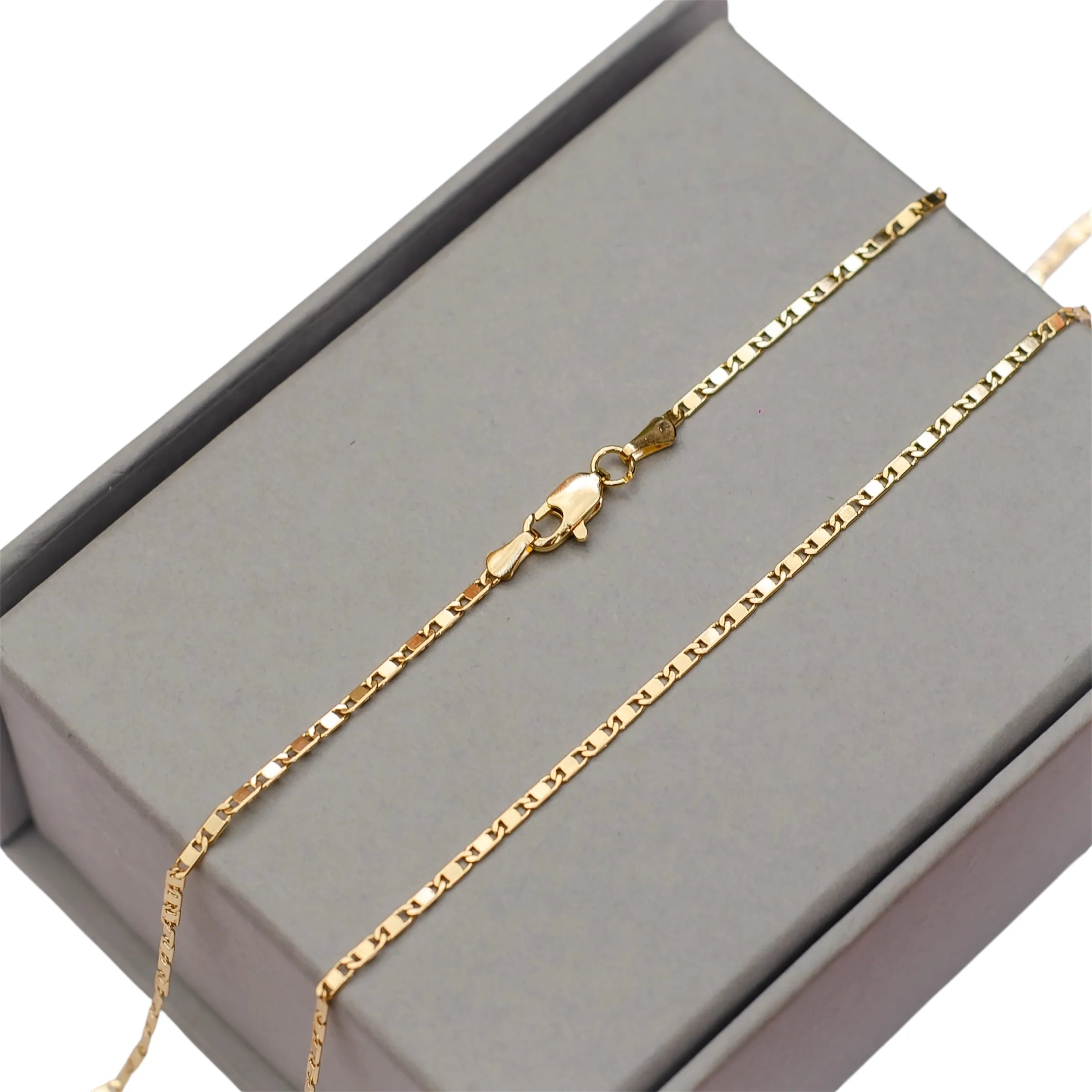 Corrente Piastrine 2mm - Banhado a Ouro 18k