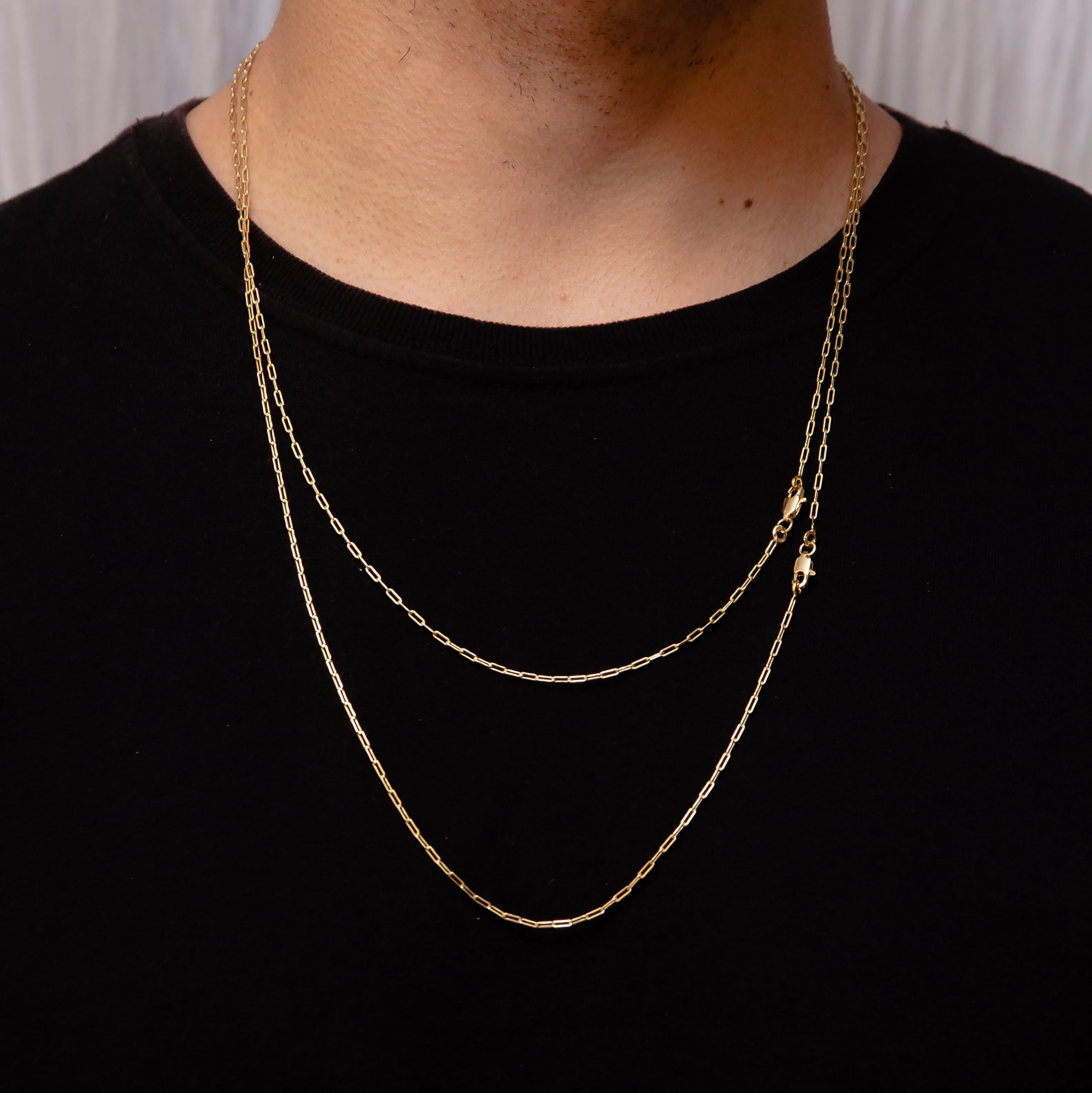 Corrente Cartier Long 2mm Banhado a Ouro 18k
