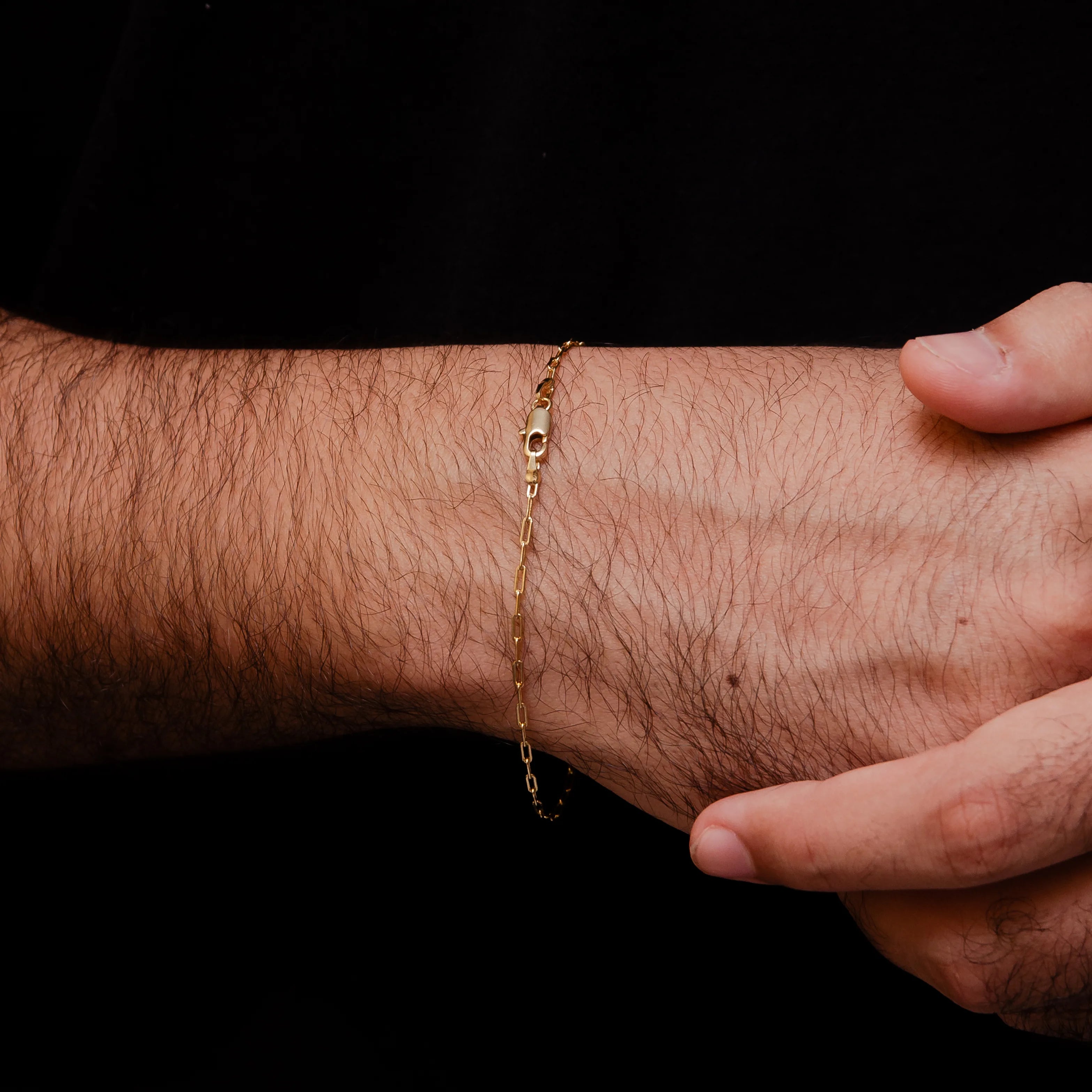 Pulseira cartier long 2mm banhado a ouro 18k