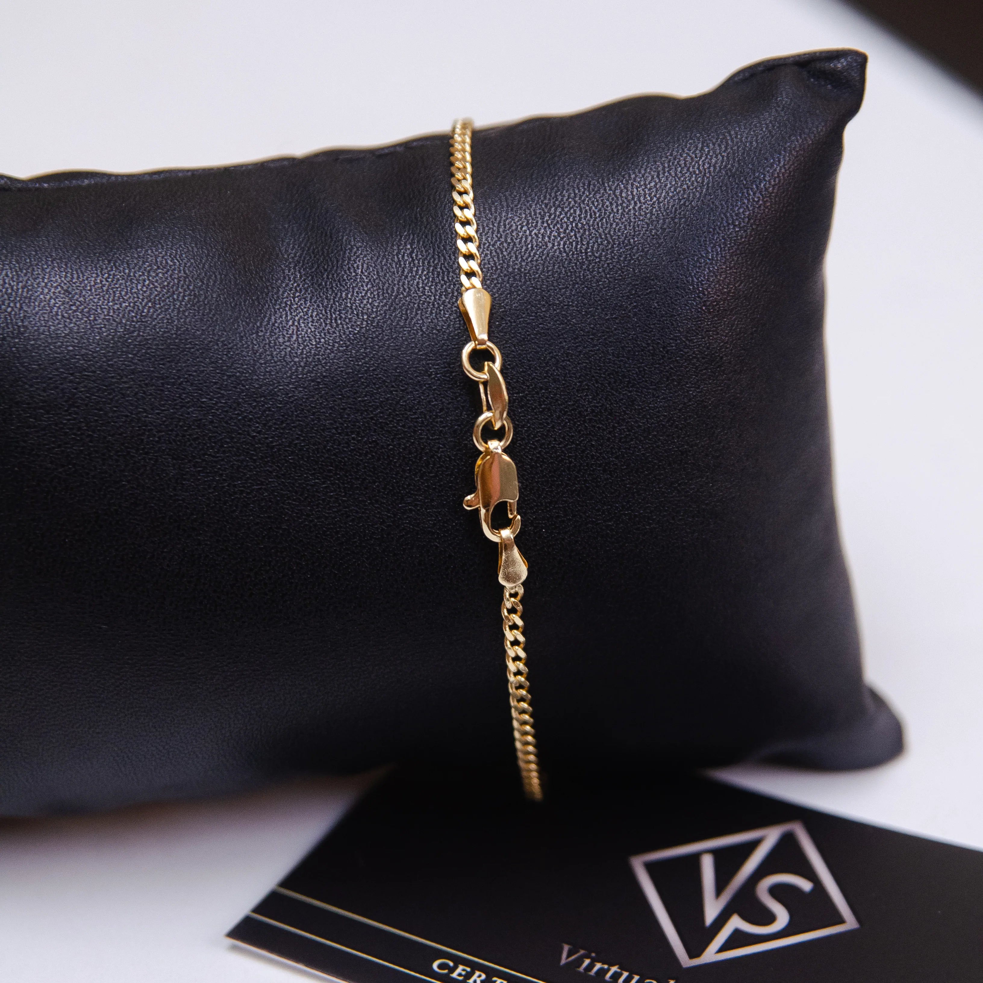 Pulseira Escama 2mm Banhado a ouro 18k