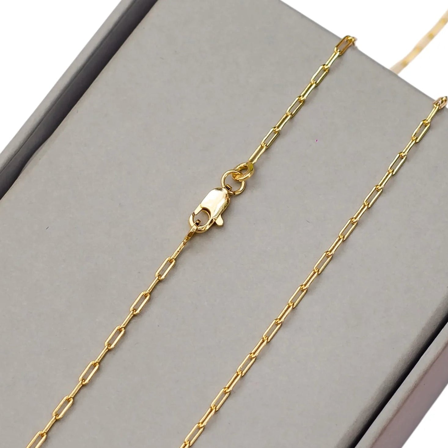 Corrente Cartier Long 2mm Banhado a Ouro 18k