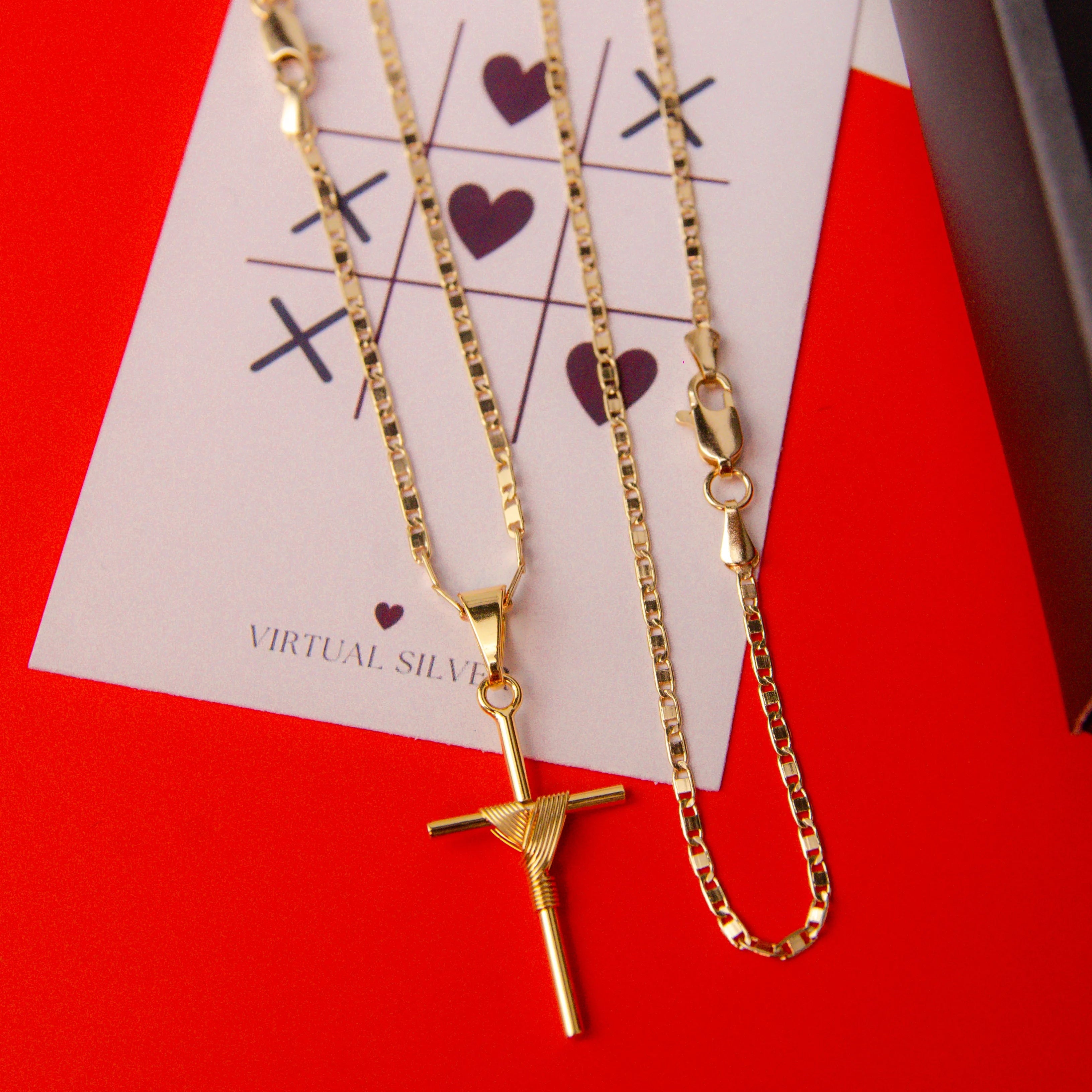 Conjunto Piastrine 2MM com pingente e pulseira